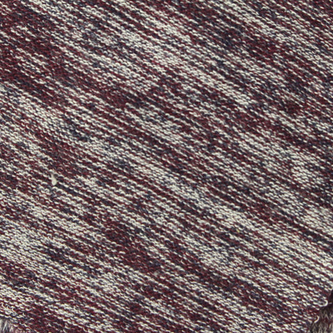 Burgundy Marl Jersey Knit, Viscose-Poly
