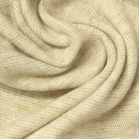 Light Beige Marl Interlock Knit, Polyester