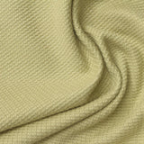 Light Khaki Textured Piqué Knit, Poly-Cotton — photo 2