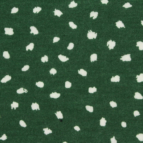 White Dots Jersey Knit, Poly-Viscose, 170 gsm, 180 cm