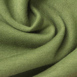 Brushed Polyester Cotton French Terry Fabric, 235 gsm, 170 cm — Green — photo 2