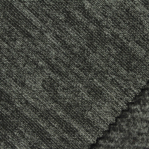 Grey Marl Jersey Knit, Viscose-Poly, 210 gsm