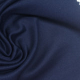 Polyester Stretch Scuba Knit Fabric, 300 gsm, 160 cm — Navy — photo 2