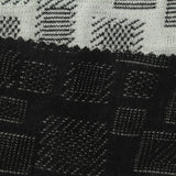 Black Abstract Jacquard, Poly-Viscose — photo 2