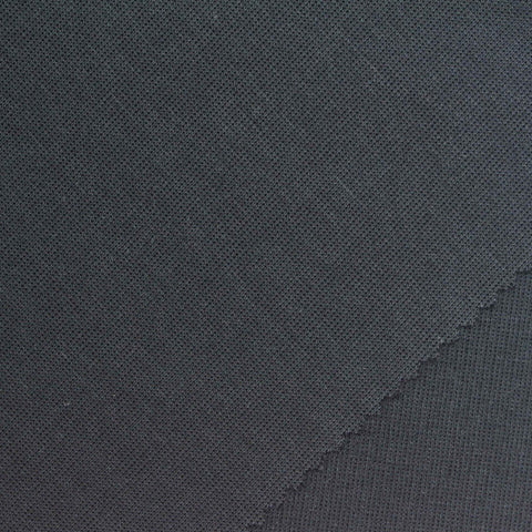Polyester Cotton Scuba Knit Fabric, 300 gsm, 175 cm — Navy, ref EF-271359
