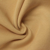 Brushed Polyester Viscose French Terry Fabric, 230 gsm — Khaki — photo 2