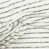 Dark Grey Horizontal-Stripe Knit, Polyester — photo 2