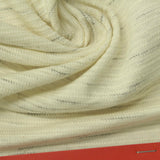 Cream Marl Jersey Knit, Cotton — photo 2