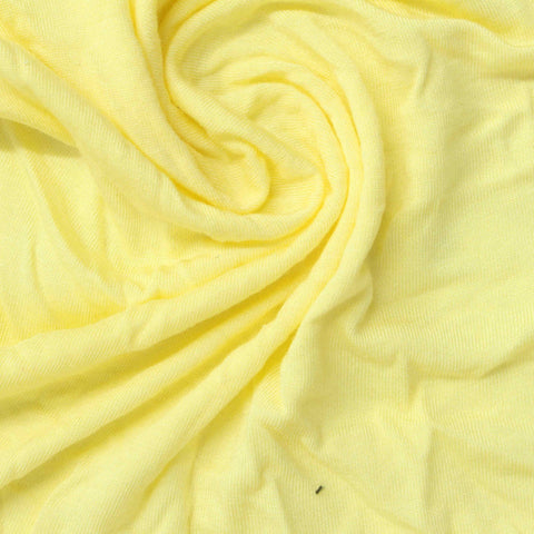 Viscose Polyester Jersey Knit Fabric, 160 gsm, 175 cm — Yellow