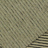 Black Horizontal-Stripe Jersey Knit, Poly-Viscose — photo 2