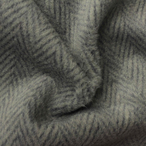 Grey Herringbone Knit