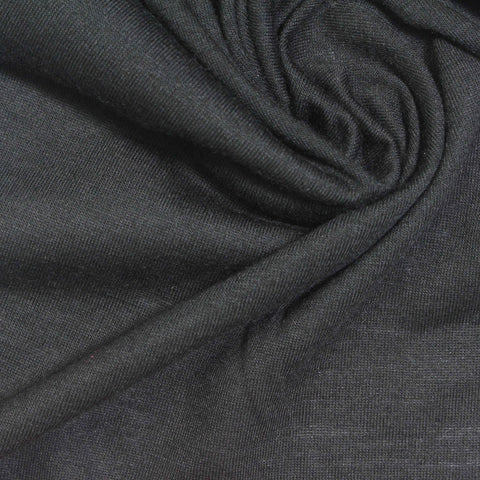 Dark Grey Marl Jersey Knit, Poly-Viscose, 140 gsm, 160 cm, ref EF-256196