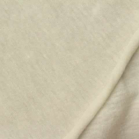 Light Beige Marl Jersey Knit, Poly-Cotton, 104 gsm