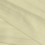 Light Yellow Horizontal-Stripe Jacquard, Poly-Cotton — photo 2