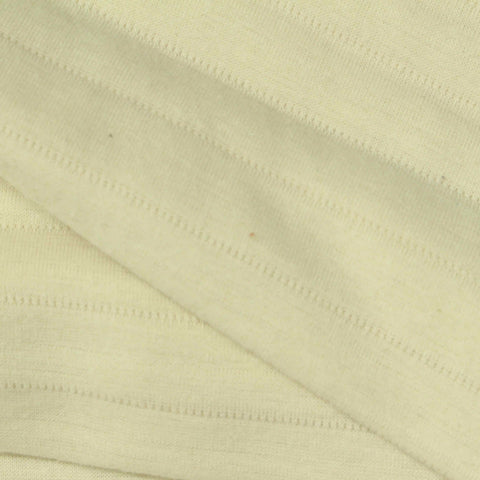 Light Yellow Horizontal-Stripe Jacquard, Poly-Cotton