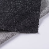 White Marl French Terry, Polyester — photo 2