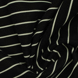 Off-White Horizontal-Stripe Knit, Polyester — photo 2