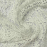 Cream Openwork Pointelle Knit, Polyester — photo 2