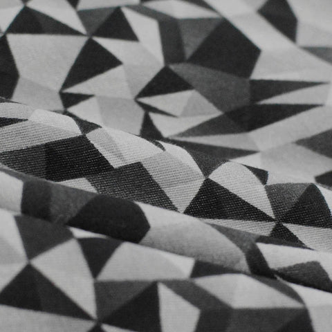 Grey Geometric Knit, Cotton