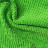 Polyester Stretch Chenille Fabric, 390 gsm, 125 cm — Green — photo 2