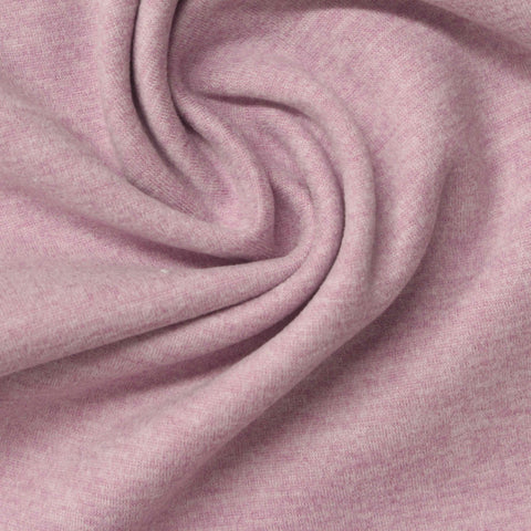 Pink Heathered-Marl Velvet, Polyester, 260 gsm
