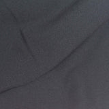 Brushed Nylon Stretch Knit Fabric, 300 gsm, 152 cm — Black — photo 2