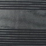 Silver Horizontal-Stripe Jersey Knit, Polyester — photo 2
