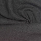 Black Vertical-Stripe Linen-Look, Viscose-Poly — photo 2