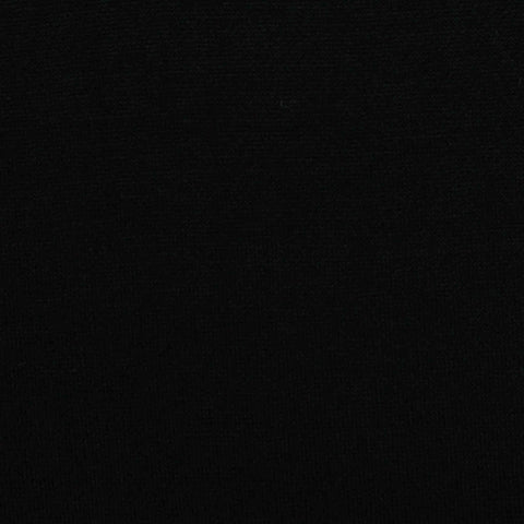Viscose Stretch Interlock Knit Fabric, 211 gsm, 160 cm — Black