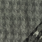 Black Houndstooth Jacquard, Viscose-Poly — photo 2