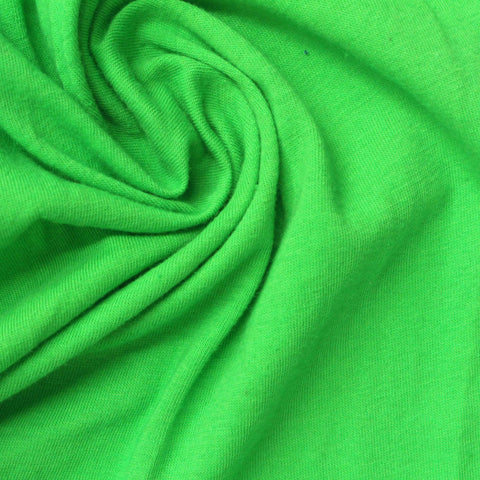 100% Cotton Jersey Knit Fabric, 151 gsm, 160 cm — Green