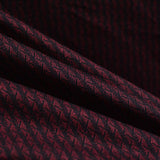 Black Geometric Jacquard, Poly-Viscose — photo 2