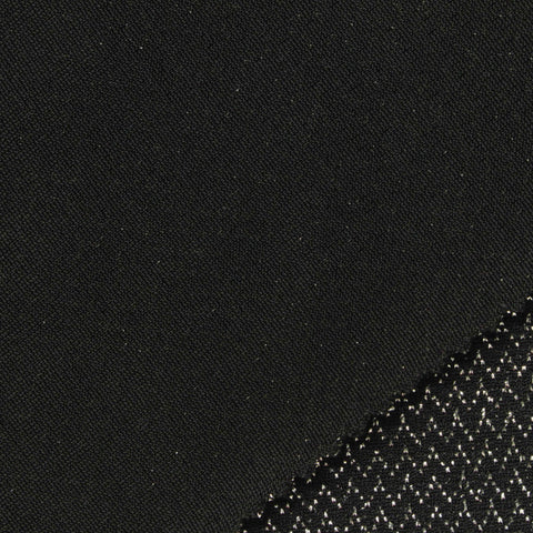 White Geometric Jersey Knit, Viscose