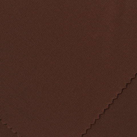 Viscose Stretch Interlock Knit Fabric, 350 gsm, 135 cm — Brown