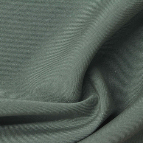 Polyester Modal Stretch Scuba Knit Fabric, 320 gsm, 165 cm — Green