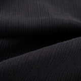 Polyester Stretch Knit Fabric, 340 gsm, 155 cm — Black — photo 2