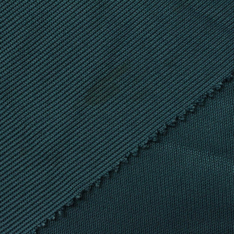 Dark Teal Rib Knit, Polyester