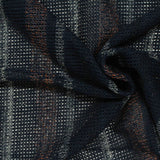 Light Grey Vertical-Stripe Chunky Knit, Viscose-Poly — photo 2