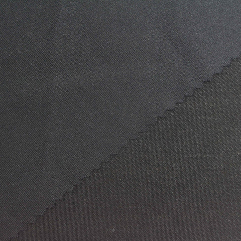 Polyester Viscose Stretch Scuba Knit Fabric, 420 gsm, 160 cm — Grey