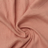 Beige Horizontal-Stripe Jersey Knit, Cotton — photo 2