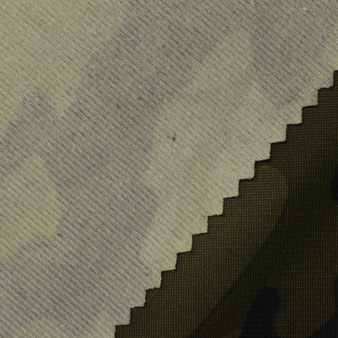 Dark Green Camo Knit, Polyester