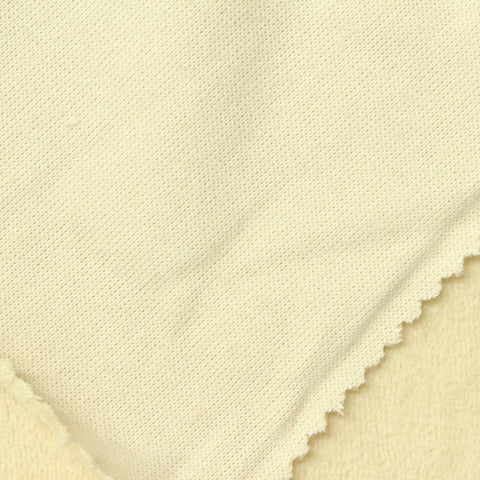 Cotton Polyester Velvet Fabric, 215 gsm, 175 cm — Yellow