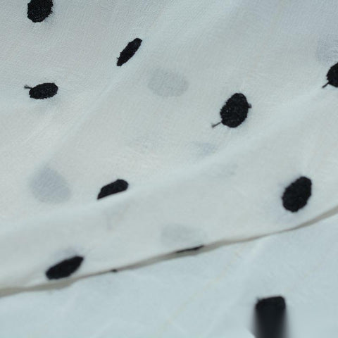 Black Dots Woven