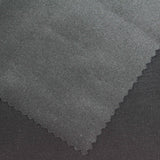 Polyester Viscose Stretch Scuba Knit Fabric, 320 gsm, 163 cm — Black — photo 2