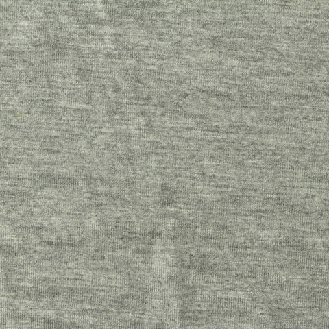Light Grey Heathered-Marl Jersey Knit, Viscose, 150 gsm, 175 cm