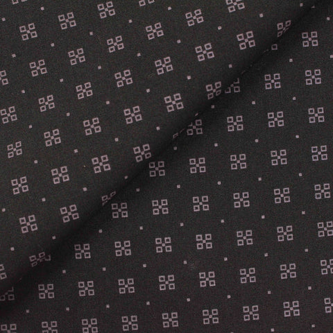 Light Purple Geometric-Square Knit, Poly-Viscose