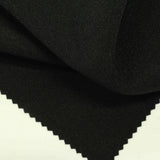 Polyester Stretch Knit Fabric, 140 gsm, 160 cm — Black — photo 2