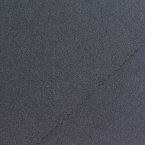 Brushed Polyester Stretch Scuba Knit Fabric, 320 gsm, 160 cm — Grey