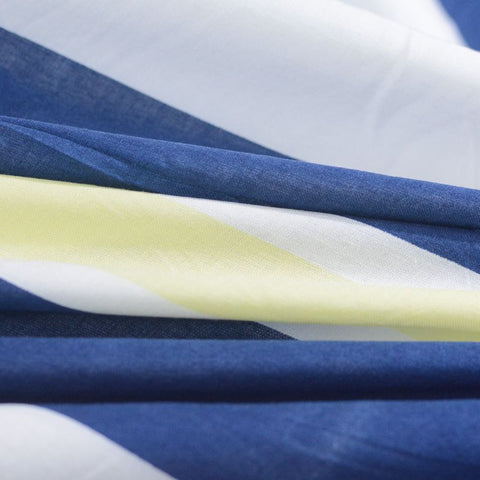 White Vertical-Stripe Woven, Viscose, 89 gsm