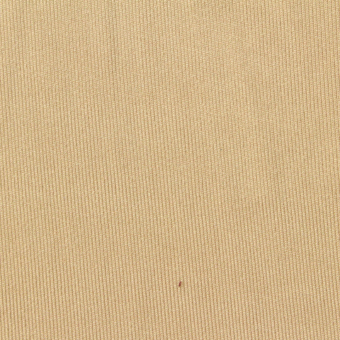 Polyester Stretch Rib Knit Fabric, 185 gsm, 167 cm — Beige